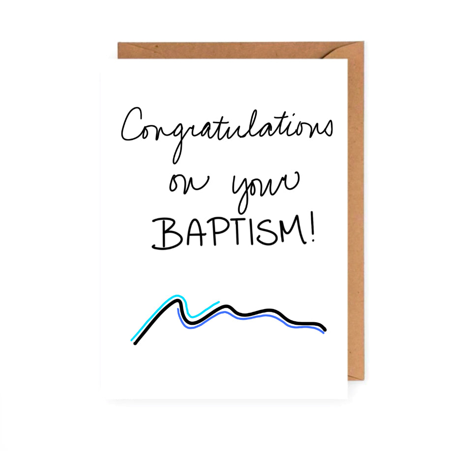 Congratulations on your Baptism