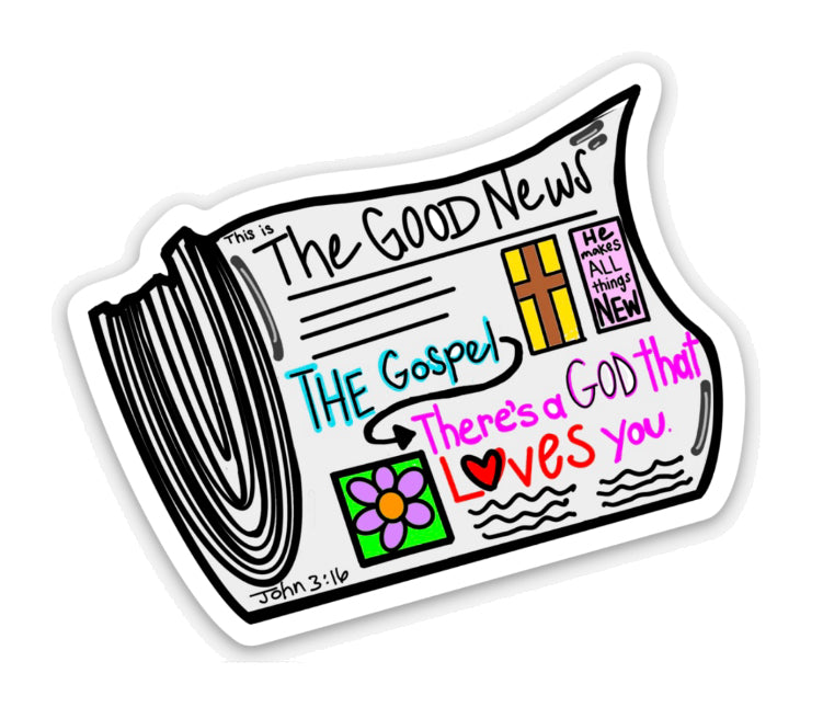 The Good News Sticker